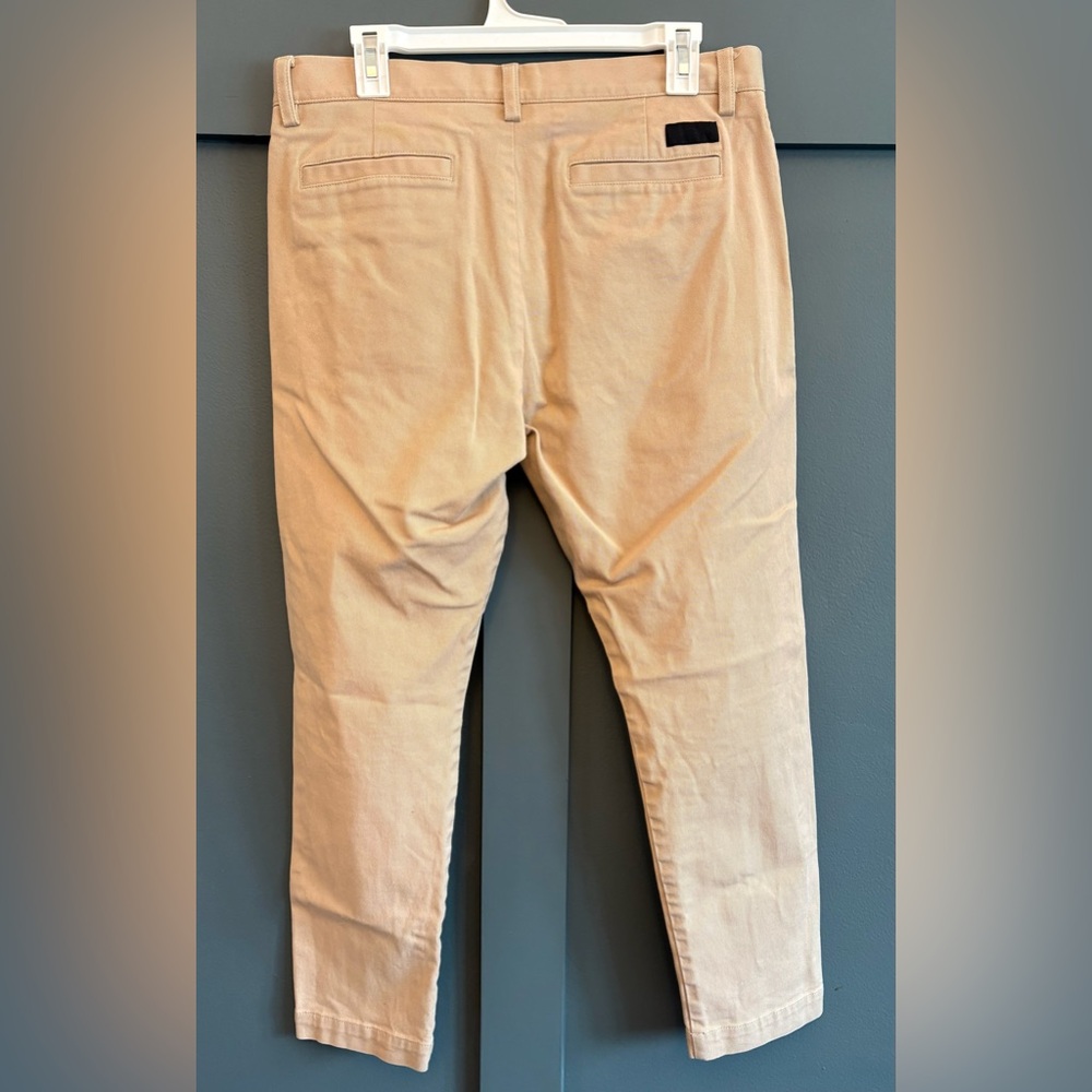 Banana Republic Chino Khaki Men’s Pants 33x30 Athletic Fit Straight Leg - Picture 5 of 6